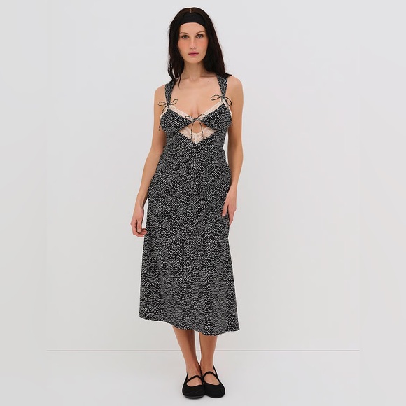 chinese dress ladies For Love and Lemons Farrah Slip Dress  TrenLend